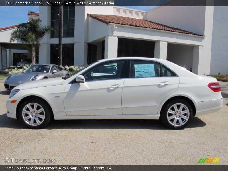 Arctic White / Almond/Mocha 2012 Mercedes-Benz E 350 Sedan