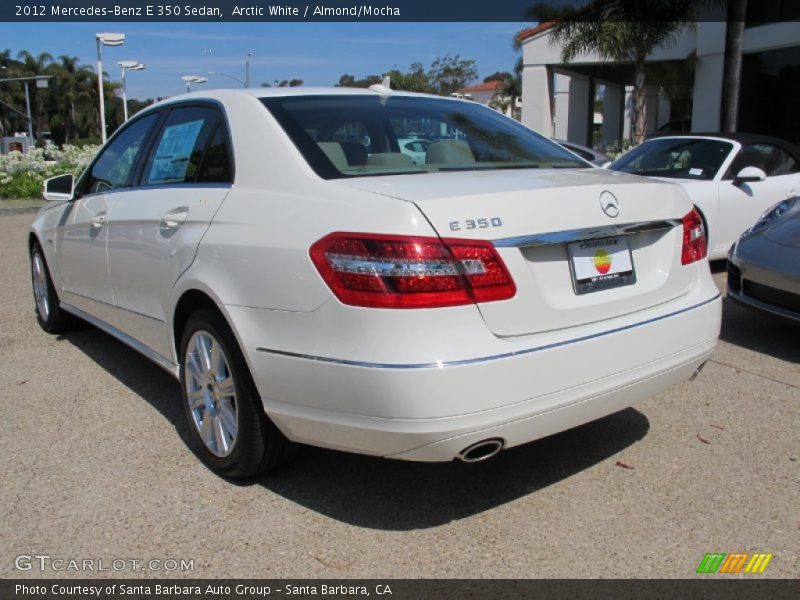 Arctic White / Almond/Mocha 2012 Mercedes-Benz E 350 Sedan