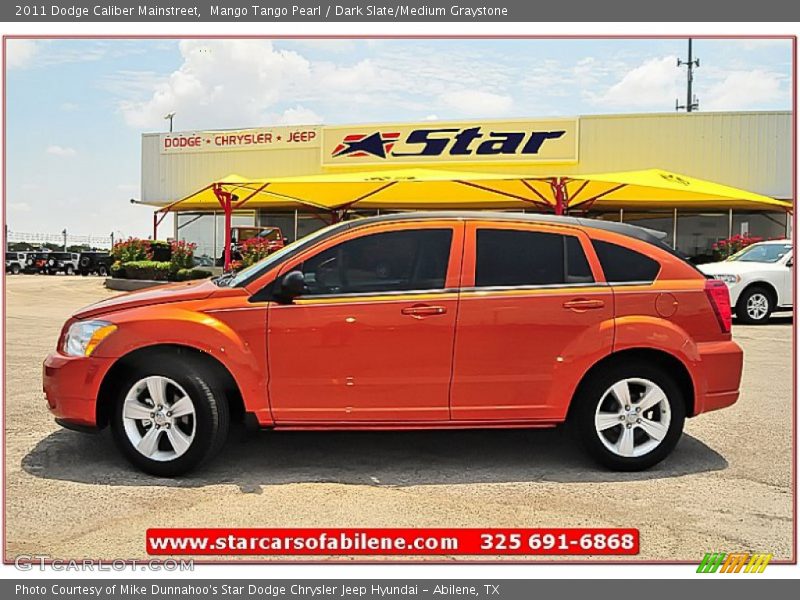 Mango Tango Pearl / Dark Slate/Medium Graystone 2011 Dodge Caliber Mainstreet