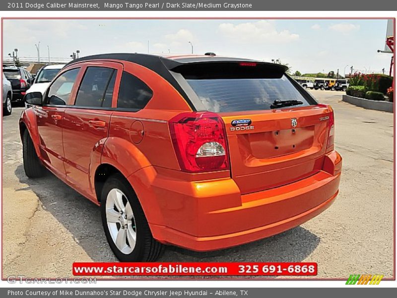 Mango Tango Pearl / Dark Slate/Medium Graystone 2011 Dodge Caliber Mainstreet