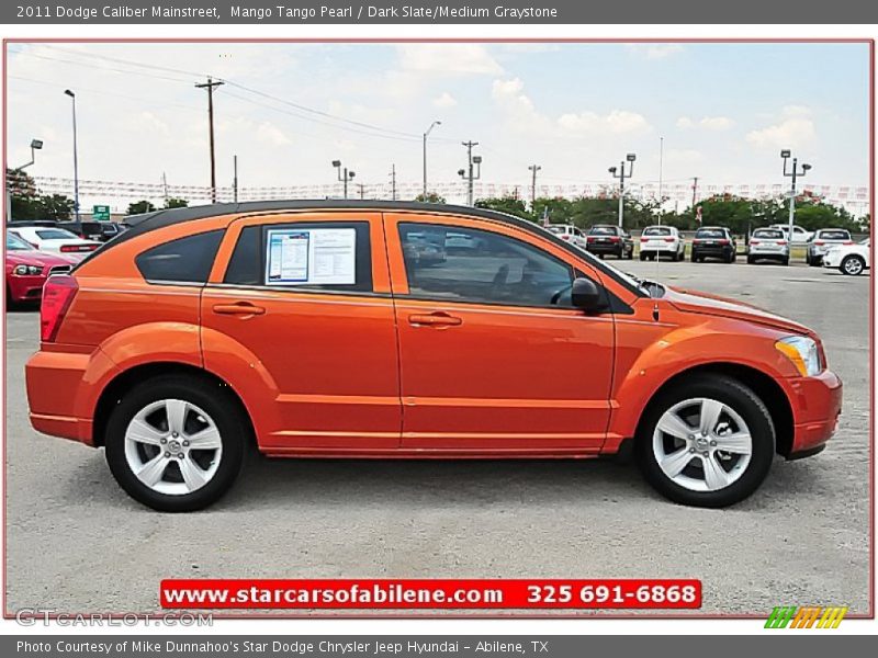 Mango Tango Pearl / Dark Slate/Medium Graystone 2011 Dodge Caliber Mainstreet