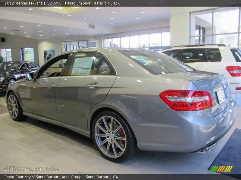 Palladium Silver Metallic / Black 2012 Mercedes-Benz E 63 AMG