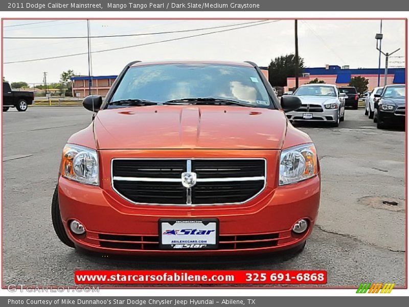 Mango Tango Pearl / Dark Slate/Medium Graystone 2011 Dodge Caliber Mainstreet
