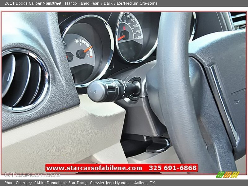 Mango Tango Pearl / Dark Slate/Medium Graystone 2011 Dodge Caliber Mainstreet
