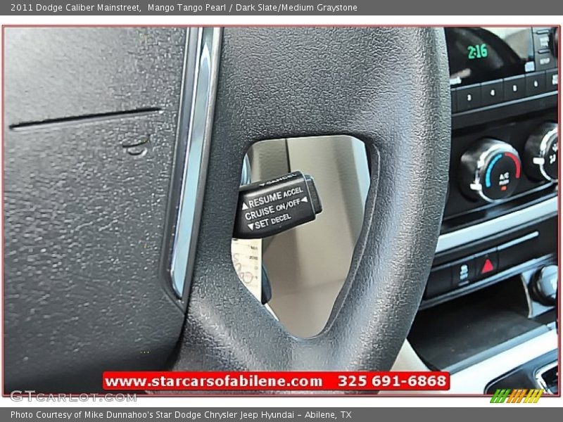 Mango Tango Pearl / Dark Slate/Medium Graystone 2011 Dodge Caliber Mainstreet
