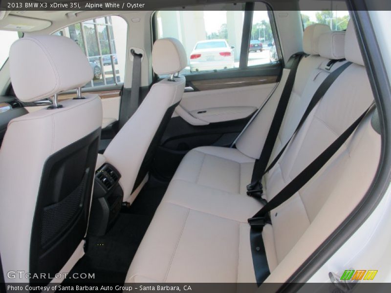 Alpine White / Oyster 2013 BMW X3 xDrive 35i