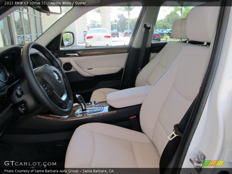Alpine White / Oyster 2013 BMW X3 xDrive 35i