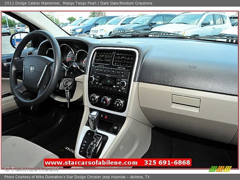 Mango Tango Pearl / Dark Slate/Medium Graystone 2011 Dodge Caliber Mainstreet