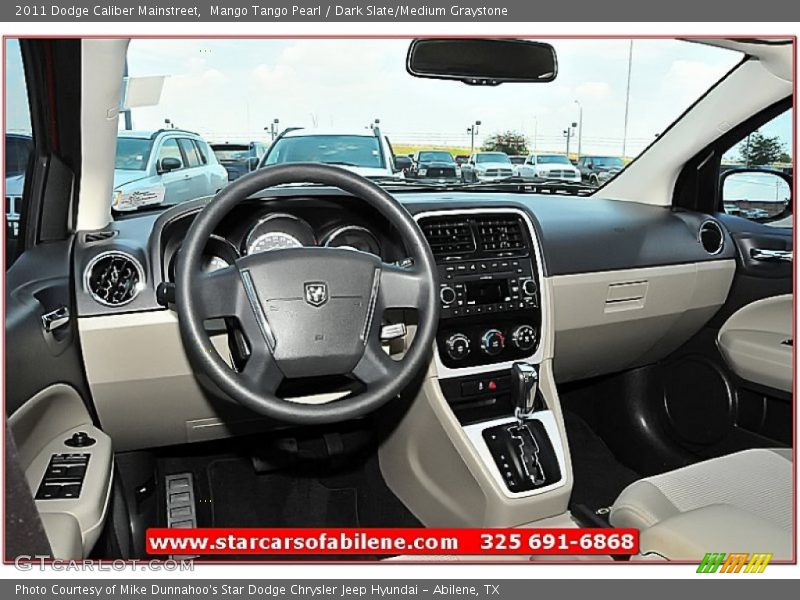Mango Tango Pearl / Dark Slate/Medium Graystone 2011 Dodge Caliber Mainstreet