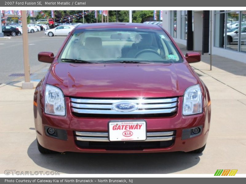 Merlot Metallic / Camel 2007 Ford Fusion SE