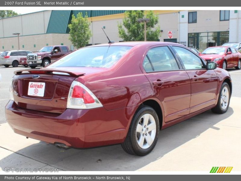 Merlot Metallic / Camel 2007 Ford Fusion SE