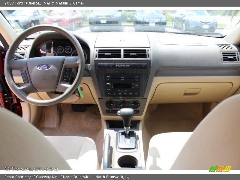 Merlot Metallic / Camel 2007 Ford Fusion SE
