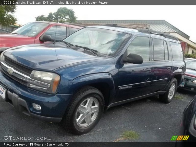 Indigo Blue Metallic / Medium Pewter 2003 Chevrolet TrailBlazer EXT LT