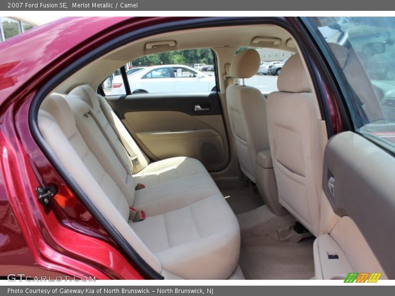 Merlot Metallic / Camel 2007 Ford Fusion SE