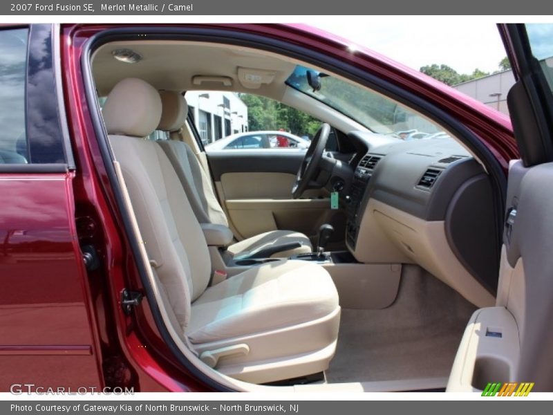 Merlot Metallic / Camel 2007 Ford Fusion SE