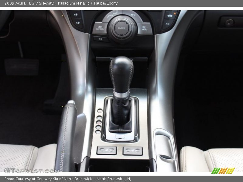 Palladium Metallic / Taupe/Ebony 2009 Acura TL 3.7 SH-AWD