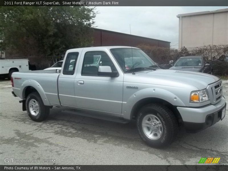 Silver Metallic / Medium Dark Flint 2011 Ford Ranger XLT SuperCab