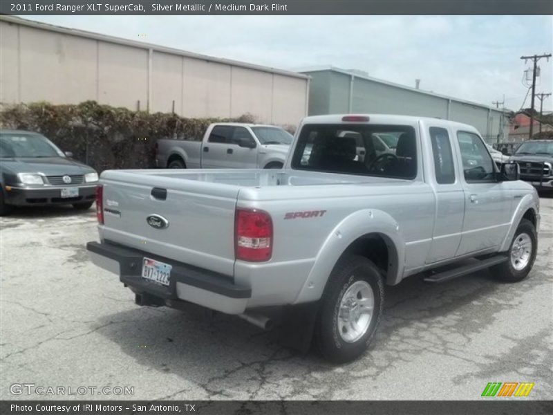Silver Metallic / Medium Dark Flint 2011 Ford Ranger XLT SuperCab