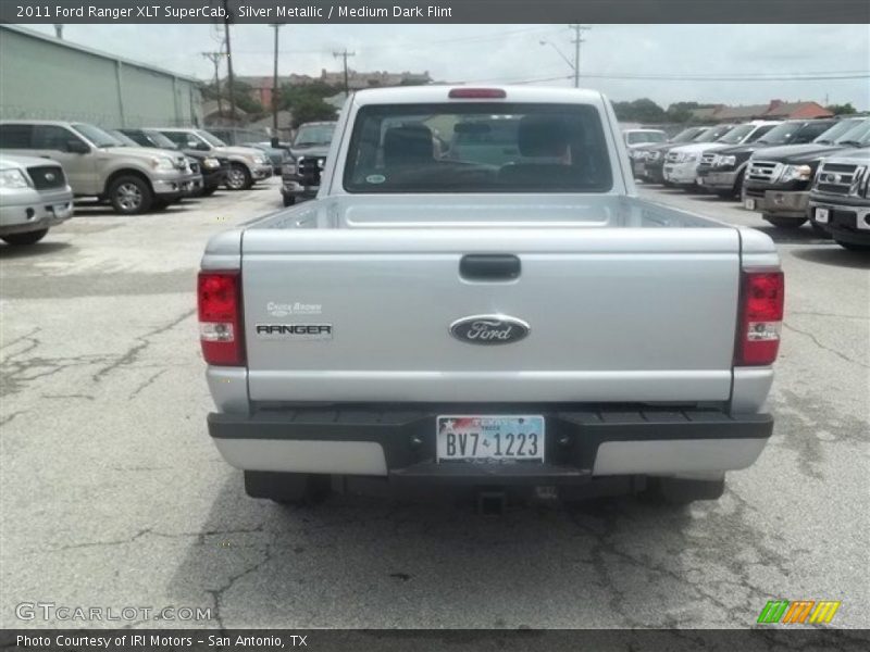 Silver Metallic / Medium Dark Flint 2011 Ford Ranger XLT SuperCab