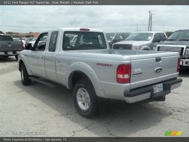 Silver Metallic / Medium Dark Flint 2011 Ford Ranger XLT SuperCab