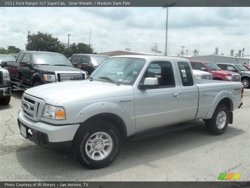 Silver Metallic / Medium Dark Flint 2011 Ford Ranger XLT SuperCab