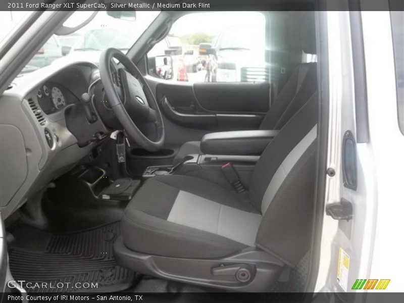 Silver Metallic / Medium Dark Flint 2011 Ford Ranger XLT SuperCab