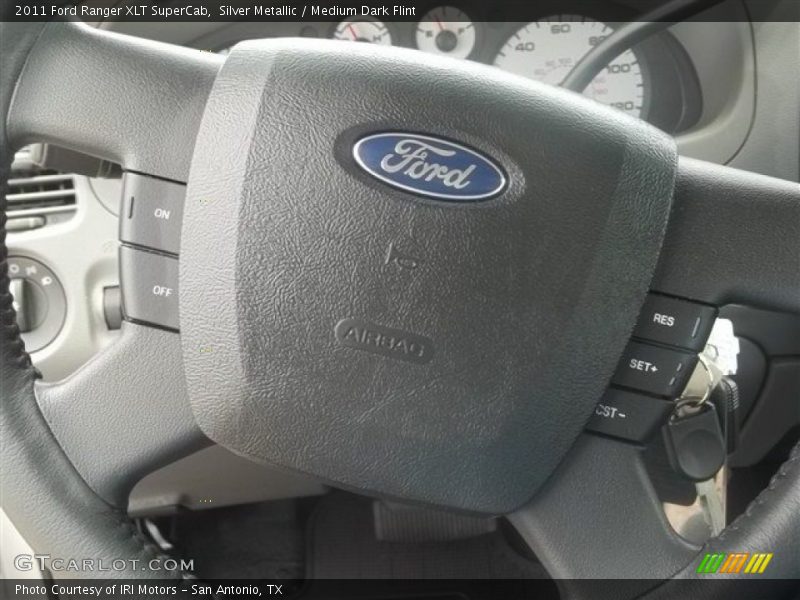 Silver Metallic / Medium Dark Flint 2011 Ford Ranger XLT SuperCab