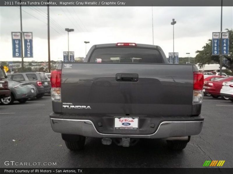 Magnetic Gray Metallic / Graphite Gray 2011 Toyota Tundra CrewMax