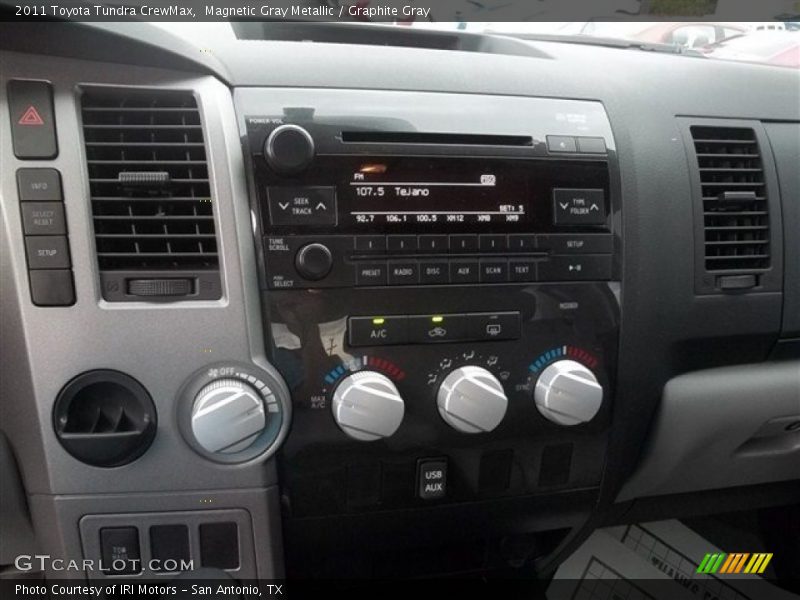 Magnetic Gray Metallic / Graphite Gray 2011 Toyota Tundra CrewMax