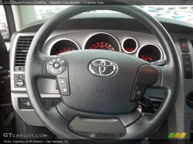 Magnetic Gray Metallic / Graphite Gray 2011 Toyota Tundra CrewMax