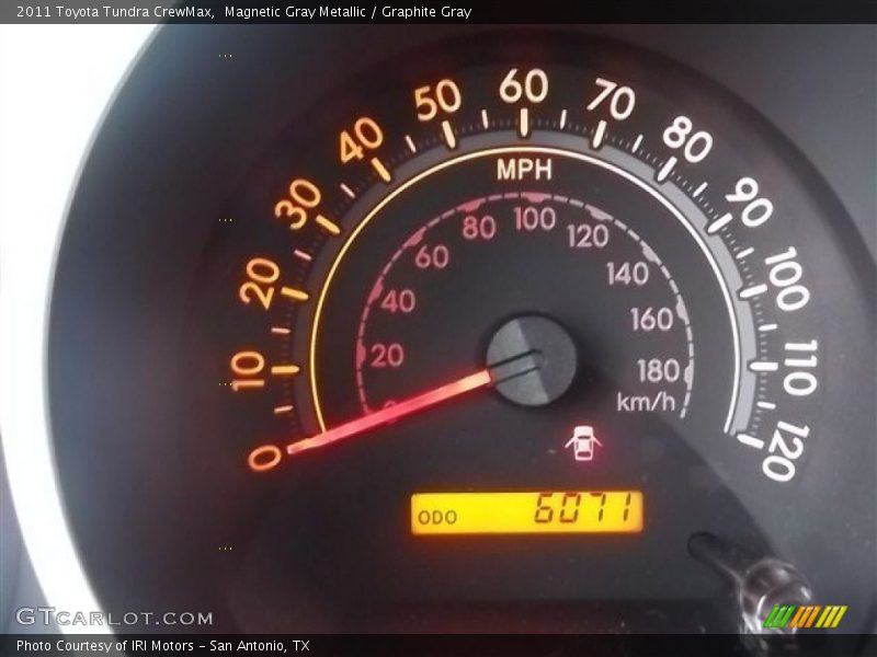 Magnetic Gray Metallic / Graphite Gray 2011 Toyota Tundra CrewMax