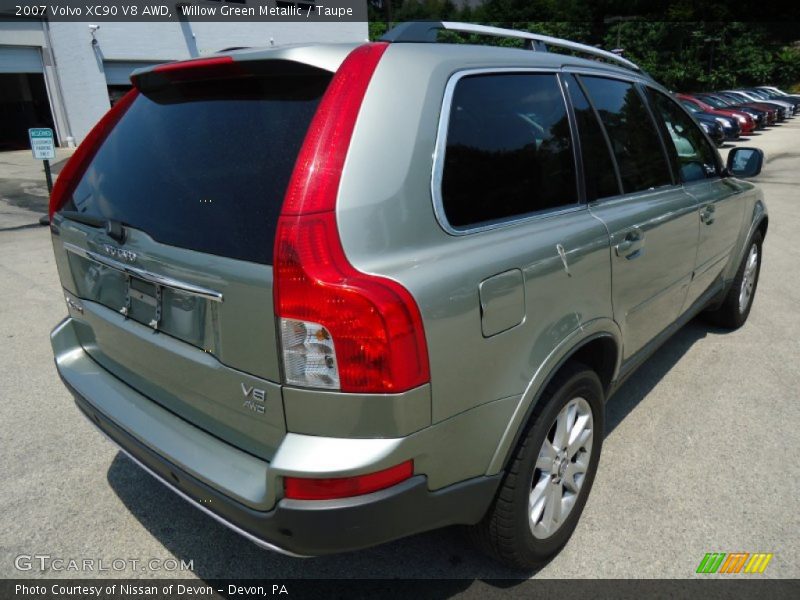 Willow Green Metallic / Taupe 2007 Volvo XC90 V8 AWD