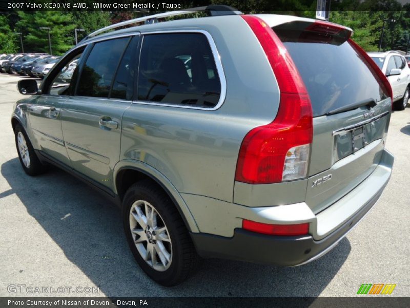 Willow Green Metallic / Taupe 2007 Volvo XC90 V8 AWD