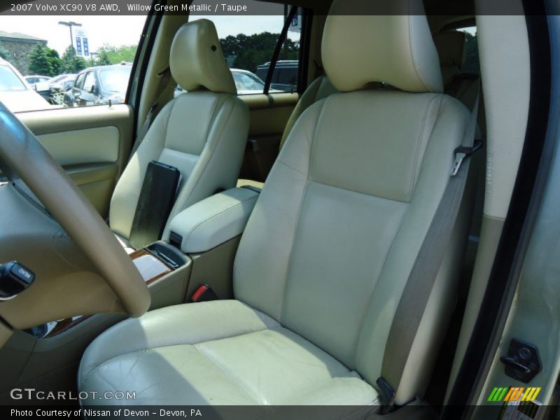 Willow Green Metallic / Taupe 2007 Volvo XC90 V8 AWD