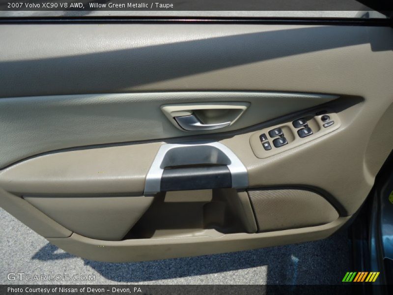 Willow Green Metallic / Taupe 2007 Volvo XC90 V8 AWD