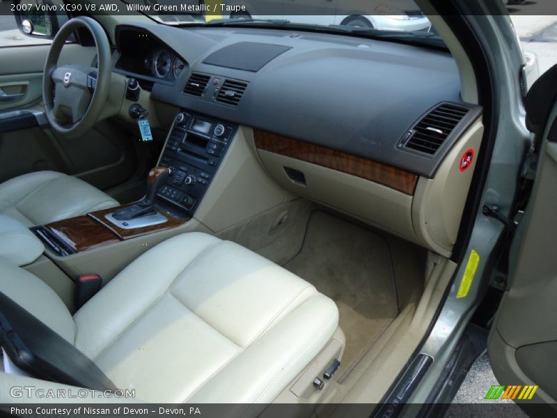 Willow Green Metallic / Taupe 2007 Volvo XC90 V8 AWD