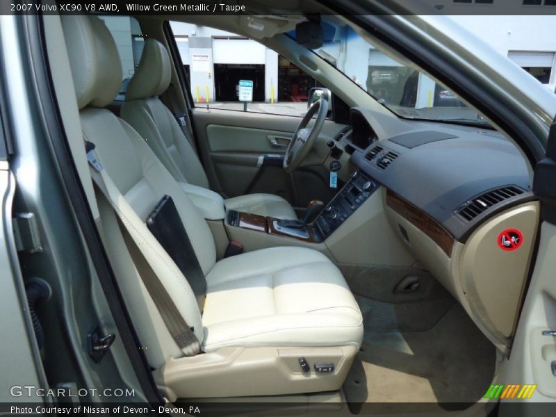 Willow Green Metallic / Taupe 2007 Volvo XC90 V8 AWD