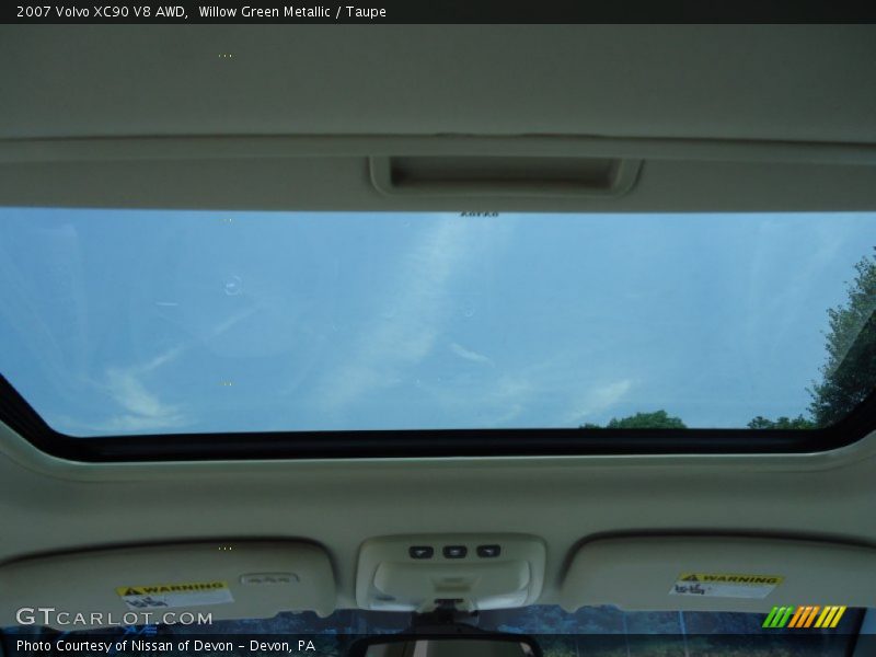 Willow Green Metallic / Taupe 2007 Volvo XC90 V8 AWD