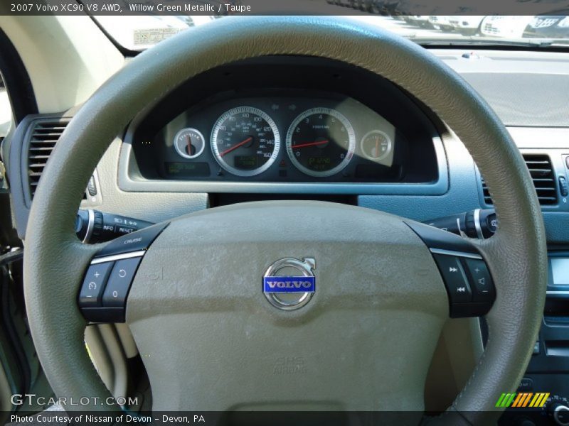 Willow Green Metallic / Taupe 2007 Volvo XC90 V8 AWD