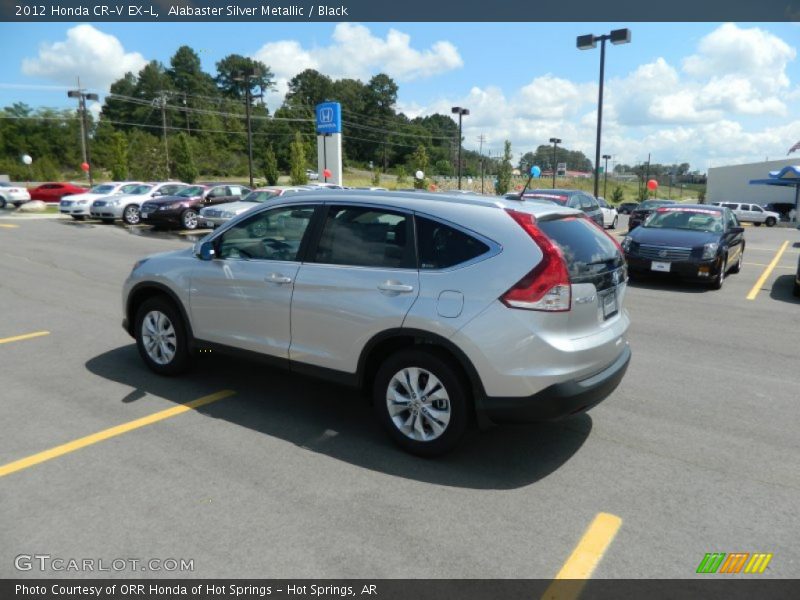 Alabaster Silver Metallic / Black 2012 Honda CR-V EX-L