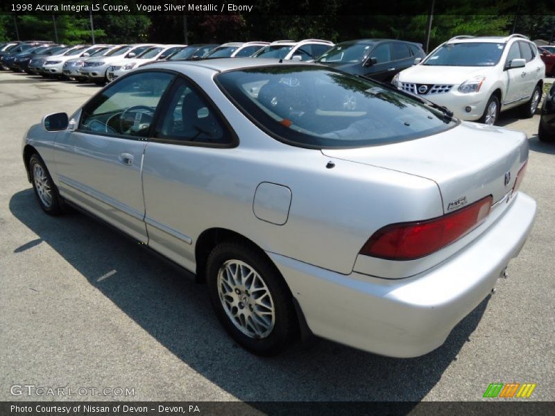Vogue Silver Metallic / Ebony 1998 Acura Integra LS Coupe
