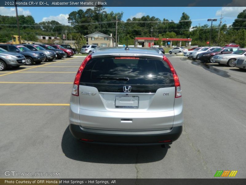 Alabaster Silver Metallic / Black 2012 Honda CR-V EX-L
