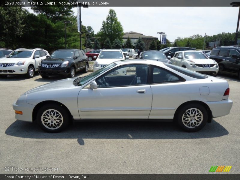 Vogue Silver Metallic / Ebony 1998 Acura Integra LS Coupe
