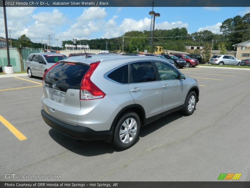 Alabaster Silver Metallic / Black 2012 Honda CR-V EX-L