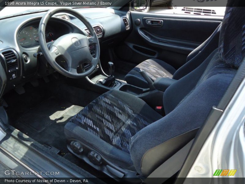 Ebony Interior - 1998 Integra LS Coupe 