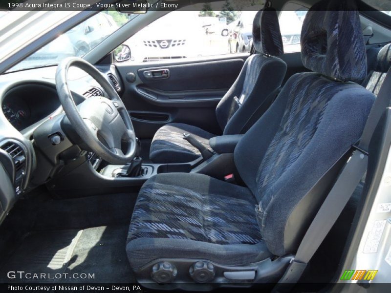 Front Seat of 1998 Integra LS Coupe