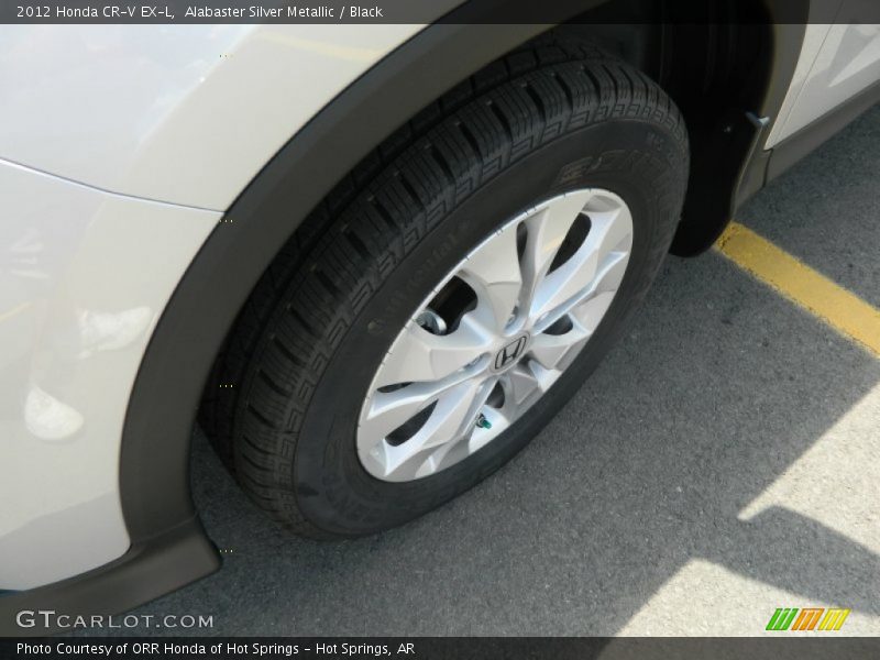 Alabaster Silver Metallic / Black 2012 Honda CR-V EX-L