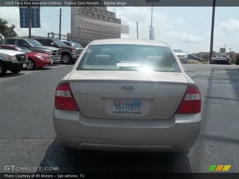 Pueblo Gold Metallic / Pebble Beige 2005 Ford Five Hundred Limited