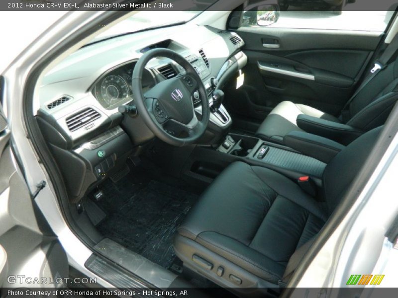 Alabaster Silver Metallic / Black 2012 Honda CR-V EX-L