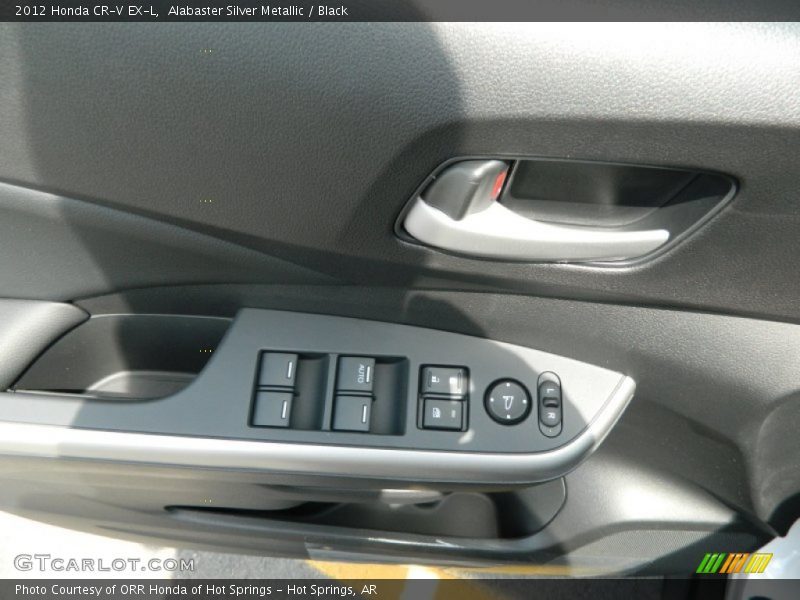 Alabaster Silver Metallic / Black 2012 Honda CR-V EX-L